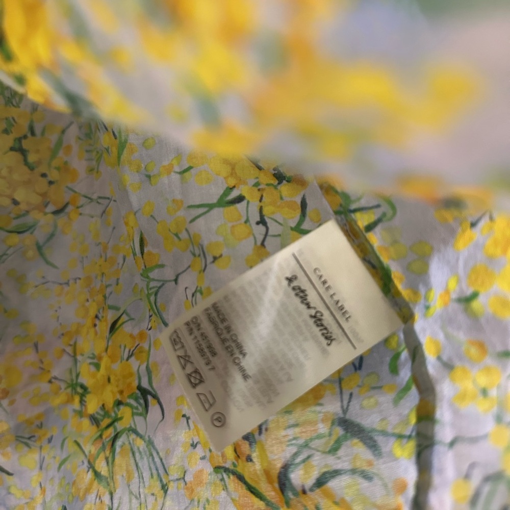 & Other Stories Women's Puff Sleeve Blouse 100% cotton NEW SIZE 6 - Picture 5 of 6